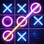 Tic Tac Toe 2 Player XO Glow 1.0.6 APK MOD Unlimited Money