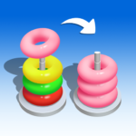 Color Hoop Ring Sort ASMR 3D 1.0.39 APK MOD Unlimited Money