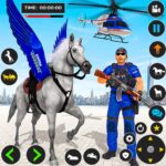 Flying Horse Police Chase Sim 4.1 APK MOD Unlimited Money