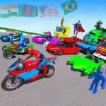 Crazy Superhero Car Stunt Race 2.19 APK MOD Unlimited Money