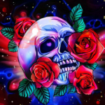 Skull Coloring Book Color Game 2.3 APK MOD Unlimited Money