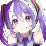 Anime Cosplay Coloring Pages 1.0.22 APK MOD Unlimited Money