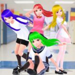 Anime Girl High School Life 3D 1.14 APK (MOD, Unlimited Money)