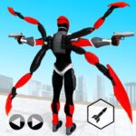 Black Spider Rope SuperHero 14 APK MOD Unlimited Money