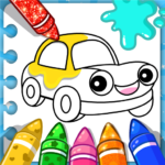 Cars Coloring Book Kids Game 4.7 APK MOD Unlimited Money