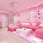 Pink Home Design House Craft 2.0.0 APK MOD Unlimited Money