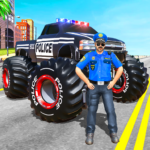 Police Monster Truck Car Games 2.0.16 APK MOD Unlimited Money