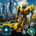 Robot City Car Battle VARY APK MOD Unlimited Money