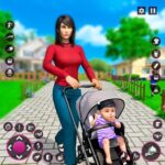 Single Mom Sim Mother Games 1.50 APK MOD Unlimited Money