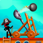 The Catapult Stickman Pirates 1.8.0 APK MOD Unlimited Money