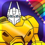 Robots City Coloring for Boys 4.3 APK (MOD, Unlimited Money)