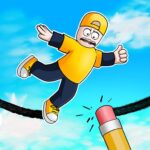 Obby Doodle Draw and jump 1.0.0 APK MOD Unlimited Money